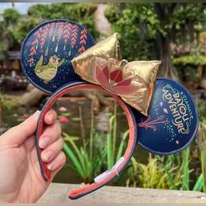Disney Minnie Ear Headband - Tiana's Bayou Adventure Light-Up NWT